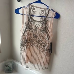 Venus sequin embellished top.  NWT!